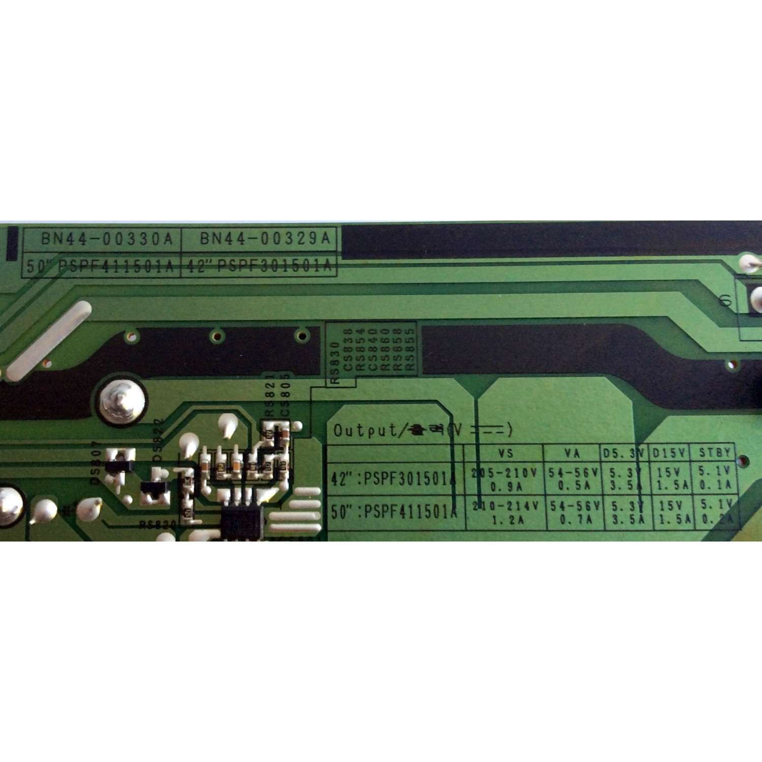 FUENTE DE PODER / SAMSUNG BN44-00330A / PSPF411501A / SUSTITUTAS BN44-00329A / 329B / 329C / 414A / 330C / 330B / PANEL´S S50HW-YB06 / S50HW-YD13 / MODELOS NS-50P650A11 / PS50C530C1WXRU / PL50C430A1MXZD / PS50C450B1XXV / PL50C450B1XZP / PS50C450B1XXT - Imagen 3